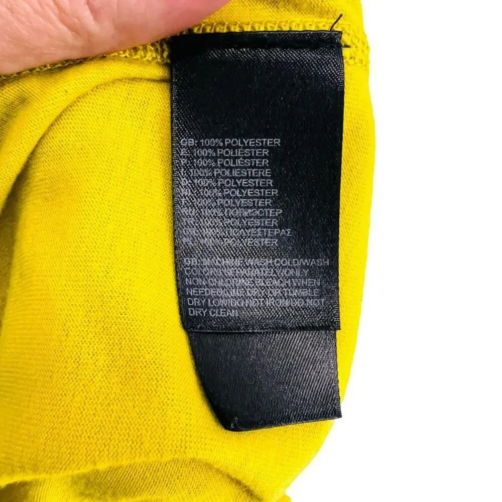 The North Face Long Sleeve FlashDry Crew Olive Yellow Men's XXLarge